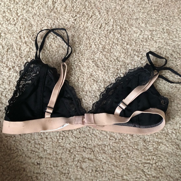 Size small black and beige bralette - Picture 2 of 3